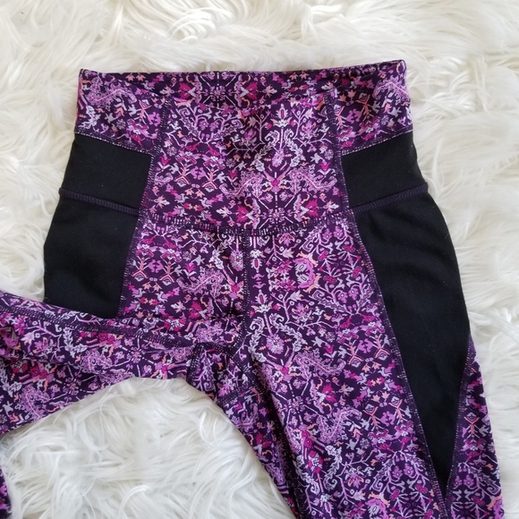 Legging Athleta Chaturanga Taille Haute - Rose Poussiéreux Taille S - Occasion Très Bon État